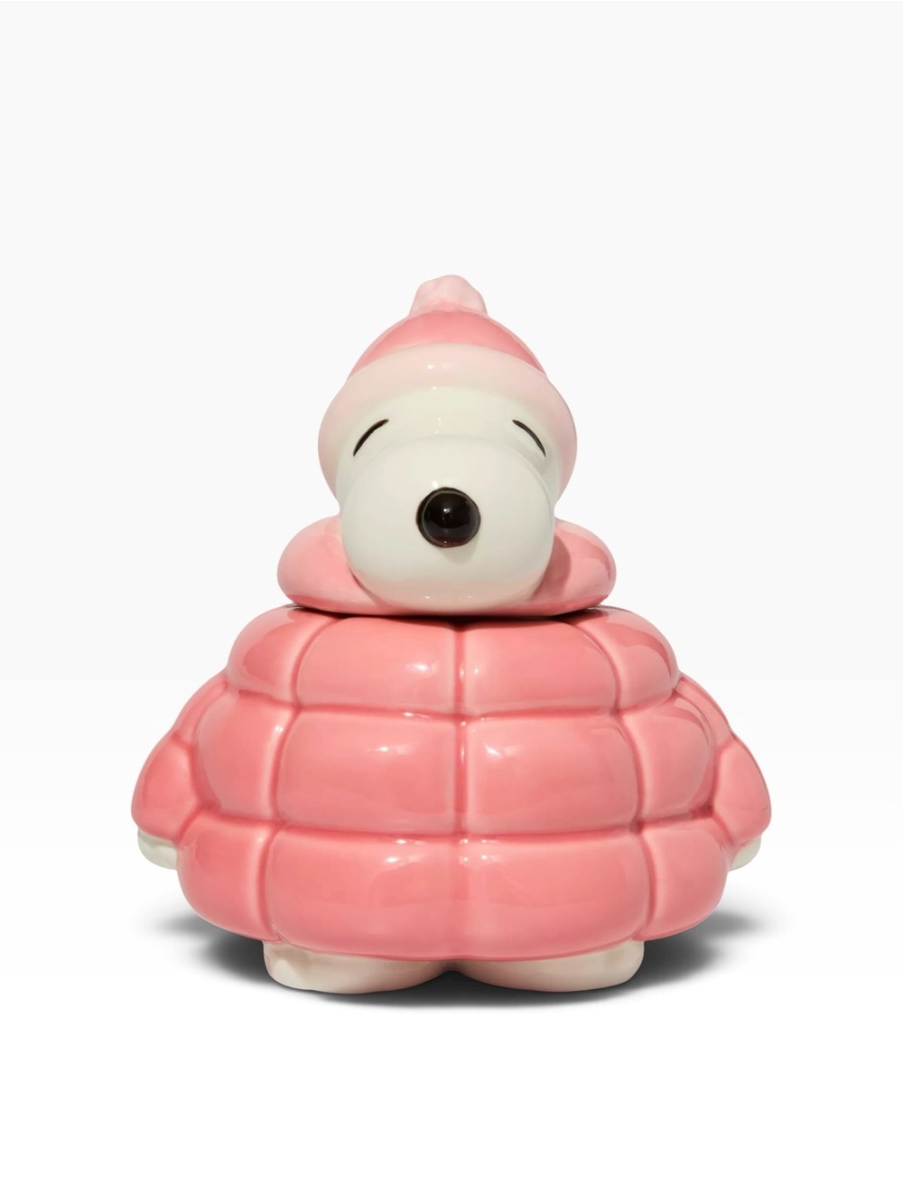 Peanuts x UBC All Bundled Up Pink Puffer Jacket Candle